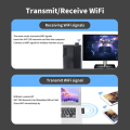 Miniatyrbillede 8 af 8: Mini WIFI 6 USB netværkskort 802.11ax 286M 2,4GHz Wi-Fi Lan Ada USB Adapter