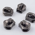 Miniatyrbilde 5 av 5: 10 stk 5# metall glidelås hode trekk skyve glidelås bagasje plagg DIY Bronze
