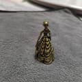 Miniatyrbilde 7 av 8: Legering Vintage Prinsessefigur Detaljert Utskåret Kjole Antikk Fi