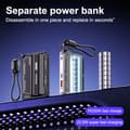 Miniatyrbilde 2 av 8: 21700 Batteriladeretui 20W Type-C Batteriholder DIY Strøm Black