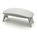 Miniatyrbild 1 av 8: Nail art PU-läder Mjuk lätt manikyr Handstöd Light gray