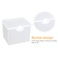Miniatyrbilde 4 av 8: Flip Transparent Desktop Oppbevaringsboks LED-frontlykt Emballasje Bo M