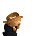 Miniatyrbillede 7 af 8: Plys Pung Toast Brød Dejlig Mini Mønt Bærbar Plys Key Ear