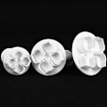 Miniatyrbilde 6 av 7: 3 stk hortensia fondant kake dekorere sugarcraft stempel ter f
