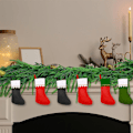 Pikkukuva 5 / 8: 12 kpl Joulupukki Sukat Plush Riippuva Takka Joulukuusi Dec 3