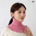Miniatyrbilde 1 av 5: Varm strikket krage Ull Dame Turtleneck Knitted False Col A9