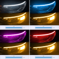 Miniatyrbilde 4 av 5: Motorsykkel Blinklys LED Kjørelys Baklys DRL D Red