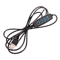 Pikkukuva 1 / 8: 1,5 M USB 5 V LED kolmivärinen himmennys värikytkimen kaapeli Himmennin 4-K black