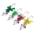 Miniatyrbilde 5 av 5: Fiske myke lokker Faux Frog 4 farger Kvalitet God Crankbaits L A4