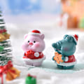 Miniatyrbilde 6 av 8: Julegavefigur Miniatyr e Dyr Hjorte Harpikspynt A3
