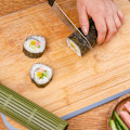 Miniatyrbilde 3 av 7: Kjøkken Sushi Rullematter Vaskbar Gjenbrukbar Sushi Form Matte DIY