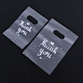 Miniatyrbillede 6 af 7: 100 stk. Mini Tak Plastik Gaveposer Bryllup Slikposer Butik 9*15cm