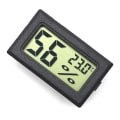 Miniatyrbild 2 av 5: Mini LCD digital termometer Hygrometer Temperatur inomhuskonv Black