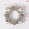 Miniatyrbillede 1 af 5: 1 stk krystalsko Clip Rhinestone Brudefestsko til bryllup A A4