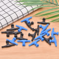 Miniatyrbilde 3 av 8: 3/10 stk fisketank luftledningskontrollregulatorventil akvarium Black 3PCS
