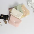 Miniatyrbillede 4 af 8: Bærbar møntpung Ny ensfarvet mini pengepung letvægts A4