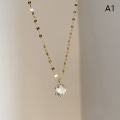 Pikkukuva 1 / 5: Kiiltävä Zircon Thin Line Simple Choker Kaulakoru Naisten Korut Col Gold