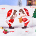 Miniatyrbilde 4 av 4: Julepar Hage Miniatyrer Mikro Landskap Hage Hjem