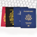 Miniatyrbillede 3 af 5: Rejsepas Holder PU Læder Passport Beskyttelsescover Fas A6