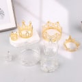 Miniatyrbilde 2 av 8: Kronekakepynt Prinsesse Topper Barnepynt for Vi C