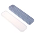 Miniatyrbillede 2 af 8: Genanvendeligt Praktisk Transparent Cover Hvede Halm skole Ta White