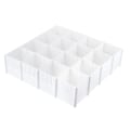 Miniatyrbilde 1 av 8: DIY justerbar skuffeskiller kombinasjons skillevegg White