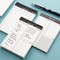 Miniatyrbilde 2 av 5: Daglig Ukentlig Planlegger Agenda Notatbok Rivbar Memo To Do List daily scjedule