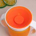 Miniatyrbillede 8 af 8: 360 grader kan roteres Magic Cup Baby Learning drikkekop Rose red