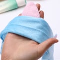 Miniatyrbillede 7 af 8: Vask ansigt Pandebånd Bogstav Blød Varm Sløjfe Makeup Hårbånd Dyr Blue cat ear