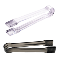 Miniatyrbillede 4 af 8: 1 Stk Plast Køkken Is Tænger Servering Tong Cube Sugar Clip Gra Transparent