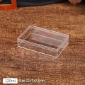 Miniatyrbillede 8 af 8: Rektangulær plastik gennemsigtig æske kvalitet kiks slik box Wi A10