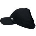Miniatyrbilde 7 av 8: Baseball cap Snapback hestehale halvtom topp cap kpop lue dame Black