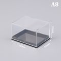 Miniatyrbilde 1 av 8: 1 stk. Oppbevaringsbokslokk Gemstone Display Mynt Clear Container Spes A8