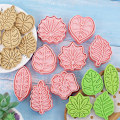 Miniatyrbillede 3 af 5: 8 stk Blade Cookie ter Biscuit Form Press Stamp Fondant Kage M