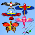 Miniatyrbillede 3 af 8: (Kun drager)Mini-drager, der flyver til børn 3d lommedrage-dynam A8