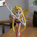 Miniatyrbillede 6 af 7: Sailor Moon e Figures dekoration til skrivebordsfødselsdagskagefans Co