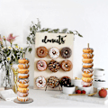 Miniatyrbillede 3 af 6: Træ Donuts Væg Display Stand Holder A2