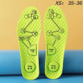 Miniatyrbilde 1 av 8: Fot Akupressur Innersåle Pustende Sports Cushion Inserts Deod 35-36