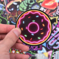 Miniatyrbilde 3 av 8: 50 stk Graffiti vanntett klistremerke Decal Bagasje bærbar PC Neon Lig 50pcs