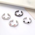 Miniatyrbild 2 av 8: Mode e Cat Ear Open Justerbar Finger Ring För Dam Smycken C