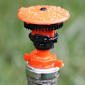 Miniatyrbilde 2 av 8: 1/2\" Hann-gjenge hagespreder 360° roterende plen Green