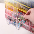 Miniatyrbilde 4 av 8: Oppbevaringsboks Stablebar plastmaskinvaredeler Oppbevaringsbokser Komp Gray