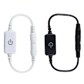 Miniatyrbild 3 av 8: LED Strip Touch Dimmer Ljusstyrka LED Dimmer Switch Dim Black