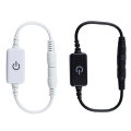 Miniatyrbilde 3 av 8: LED Strip Touch Dimmer Lysstyrkekontroll LED Dimmer Switch Dim Black