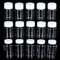 Miniatyrbilde 2 av 8: 15ml/20ml/30ml/100ml Plast PET Klart Tomme Forseglingsflasker Solid 50