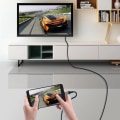 Miniatyrbilde 7 av 8: 4K 1080P USB 3.1 Type C til HDMI-kompatibel adapterkabel USB-C red