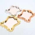 Pikkukuva 2 / 8: 1:12 Scale Mini Frames Nukkekodin kaaripeilihuonekalujen koriste Rose Gold