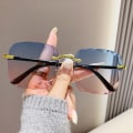 Pikkukuva 7 / 8: Gradient Eyeglasses Lady UV Protection Shade aurinkolasit Square A2