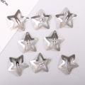 Pikkukuva 1 / 8: 4 kpl Hopeanvärinen Star BB -hiusneula Minimalist Star Snap Hair Cli