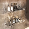 Miniatyrbilde 2 av 8: Baderom Transparent Hyllestativ Veggmontert servant No-punch A